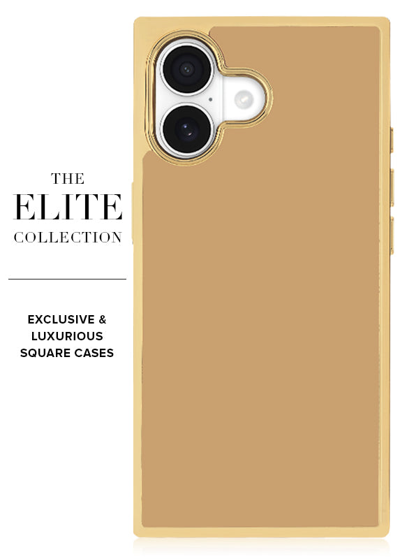 Elite Collection - SQUARE® Gilded Chai iPhone Case