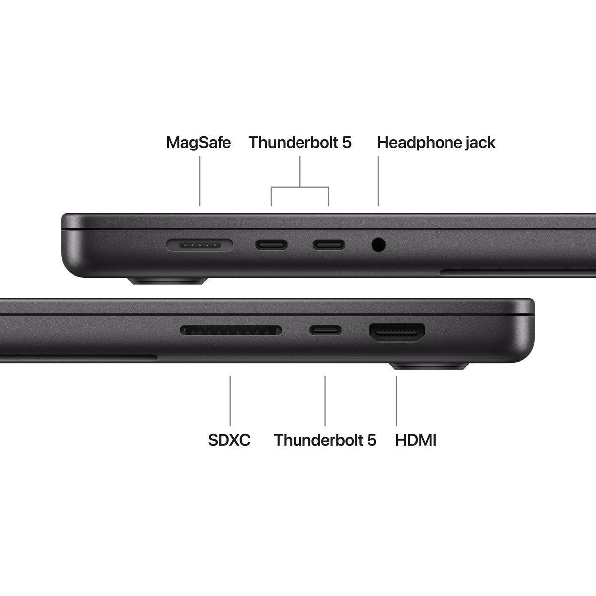 16-inch MacBook Pro with M5 Pro or Max - Standard Display - Space Black