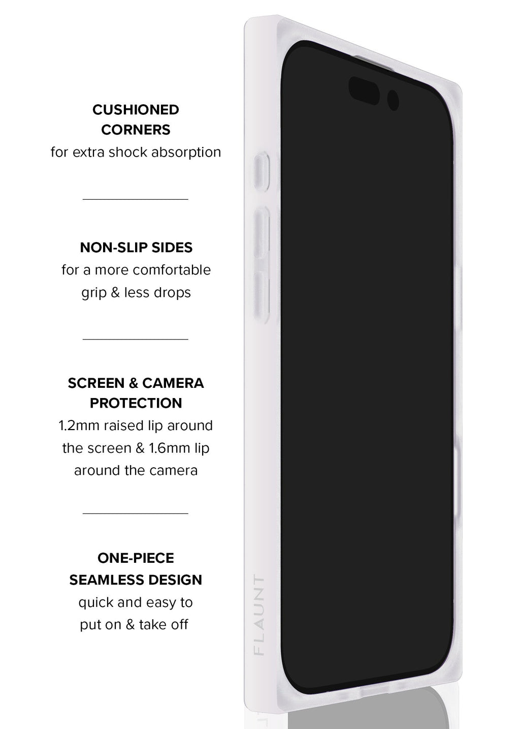 SQUARE® Icy Blue Pearl iPhone Case