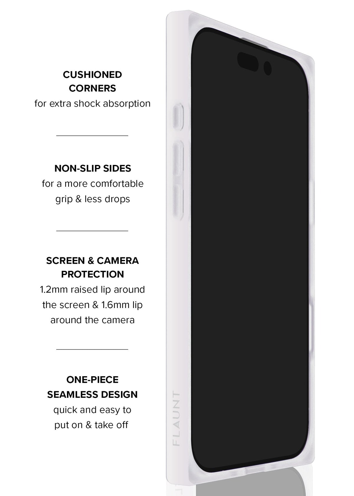 SQUARE® Icy Blue Pearl iPhone Case