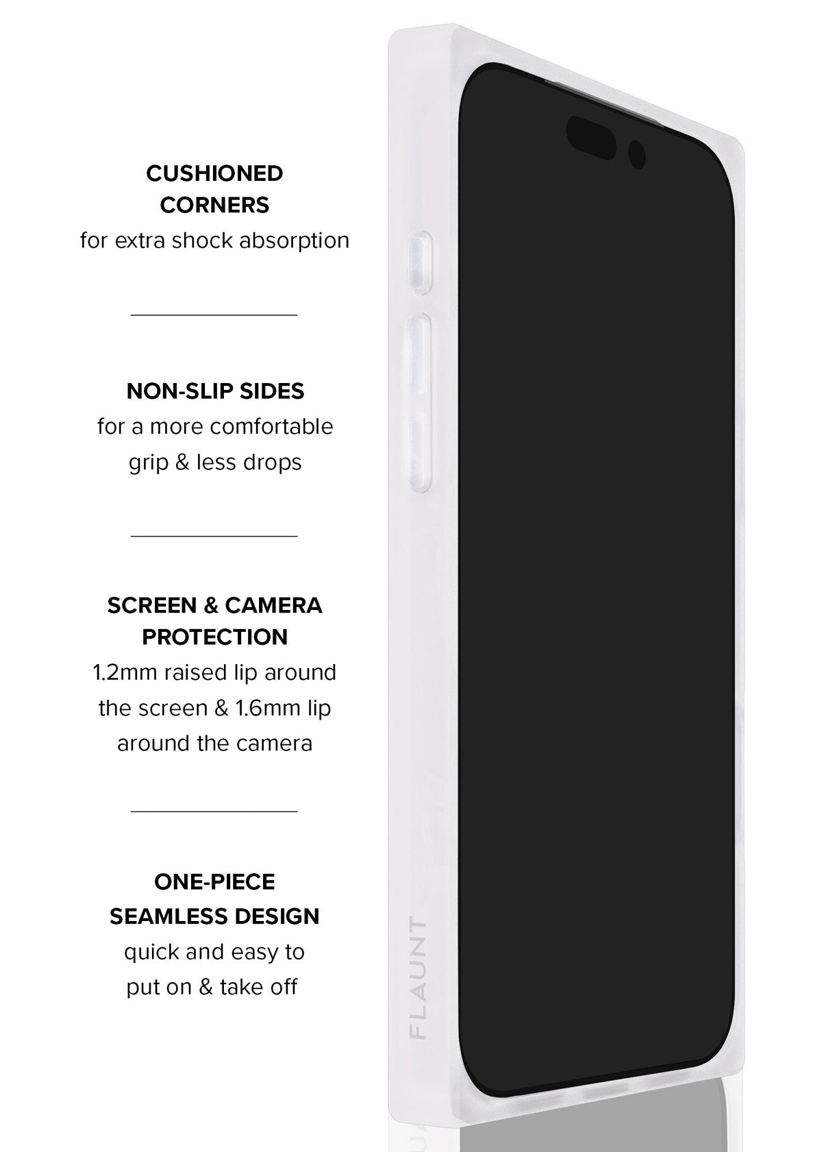 SQUARE® Icy Blue Pearl iPhone Case