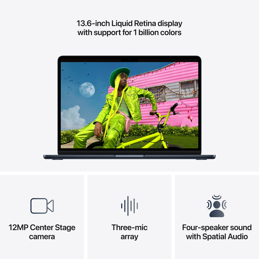 13-inch MacBook Air - M5 10-core CPU 10-core GPU - 16GB Memory - 512GB Storage - Midnight