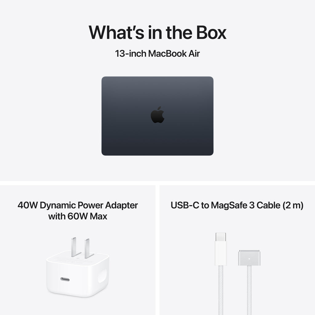 13-inch MacBook Air - M5 10-core CPU 10-core GPU - 32GB Memory - 512GB Storage - Midnight