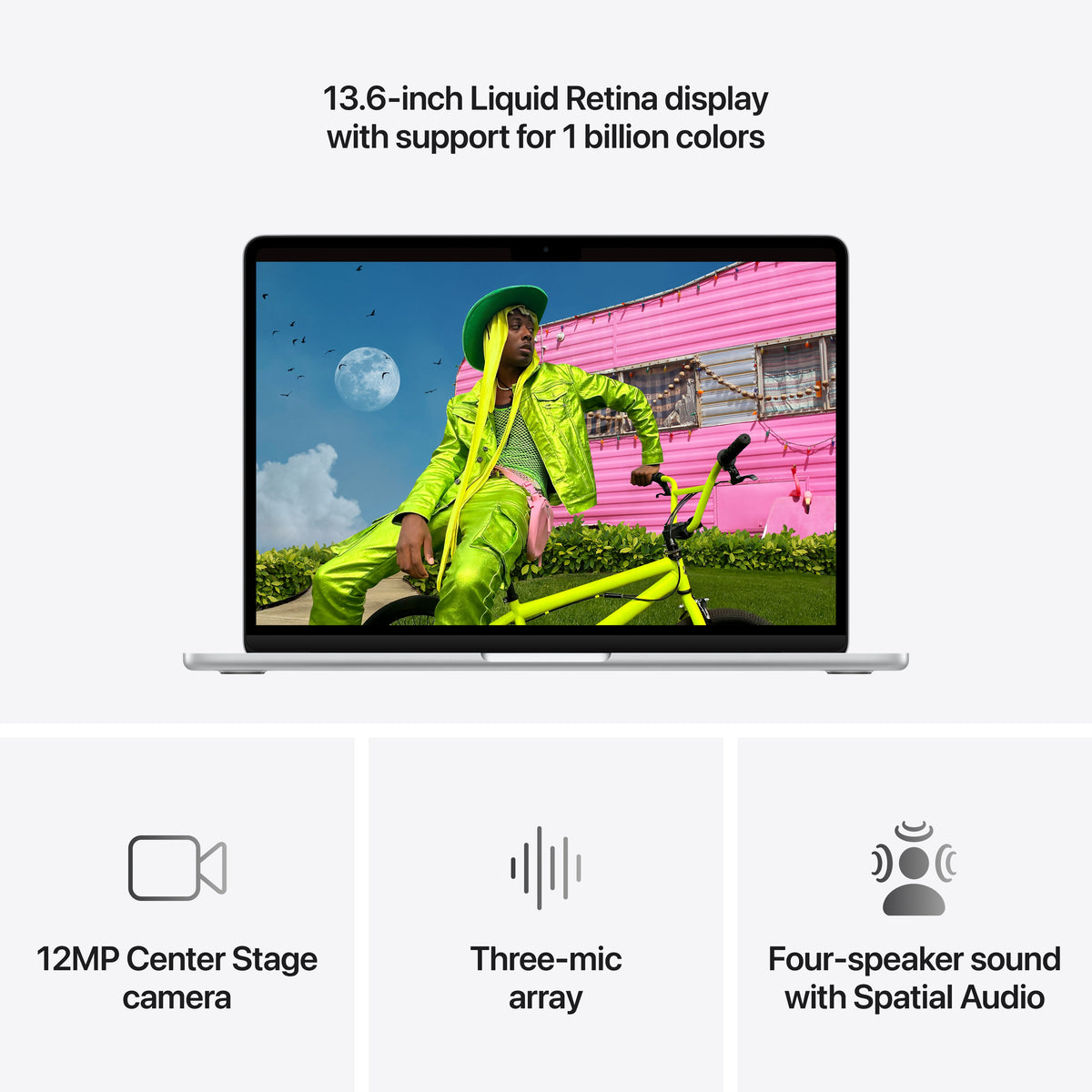 13-inch MacBook Air - M5 10-core CPU 10-core GPU - 32GB Memory - 512GB Storage - Silver