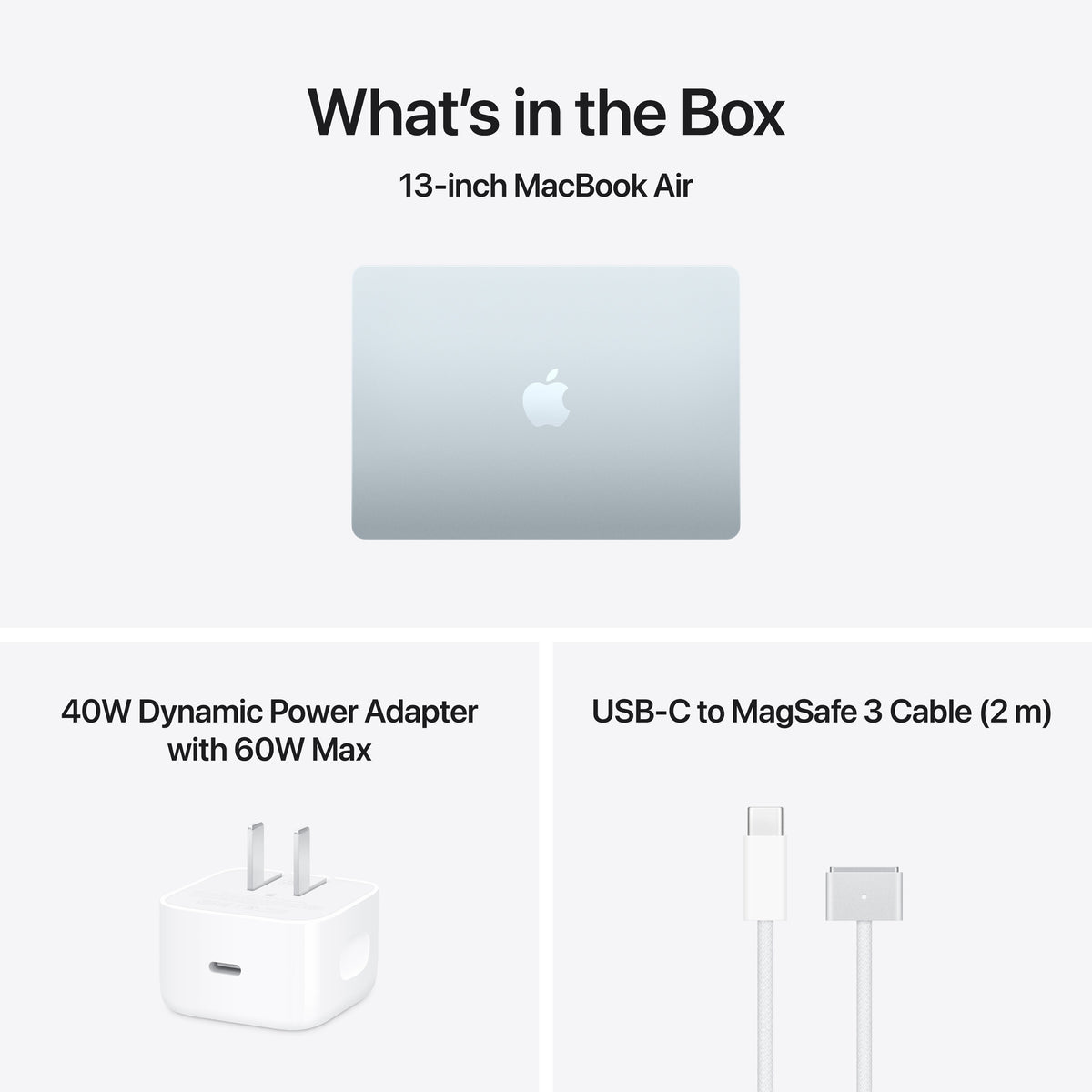 13-inch MacBook Air - M5 10-core CPU 10-core GPU - 24GB Memory - 1TB Storage - Sky Blue