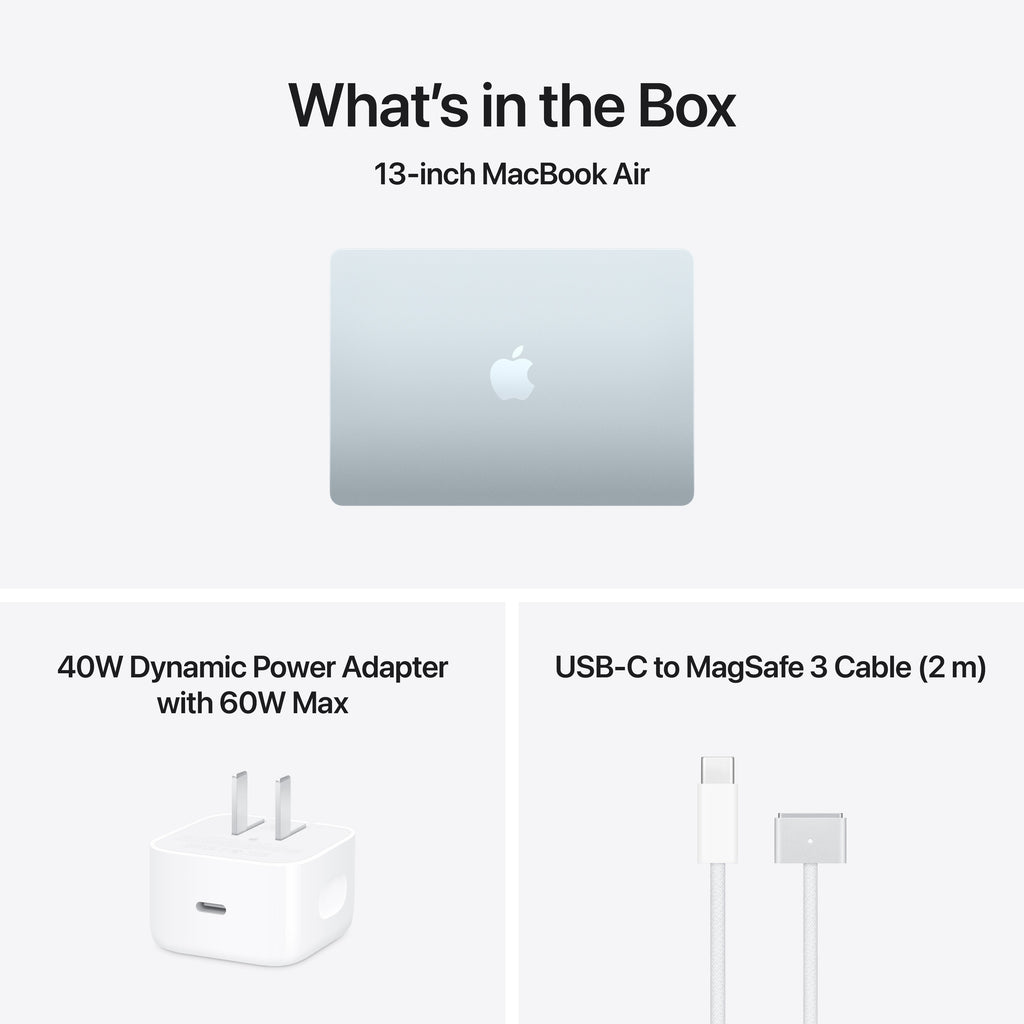 13-inch MacBook Air - M5 10-core CPU 10-core GPU - 32GB Memory - 512GB Storage - Sky Blue