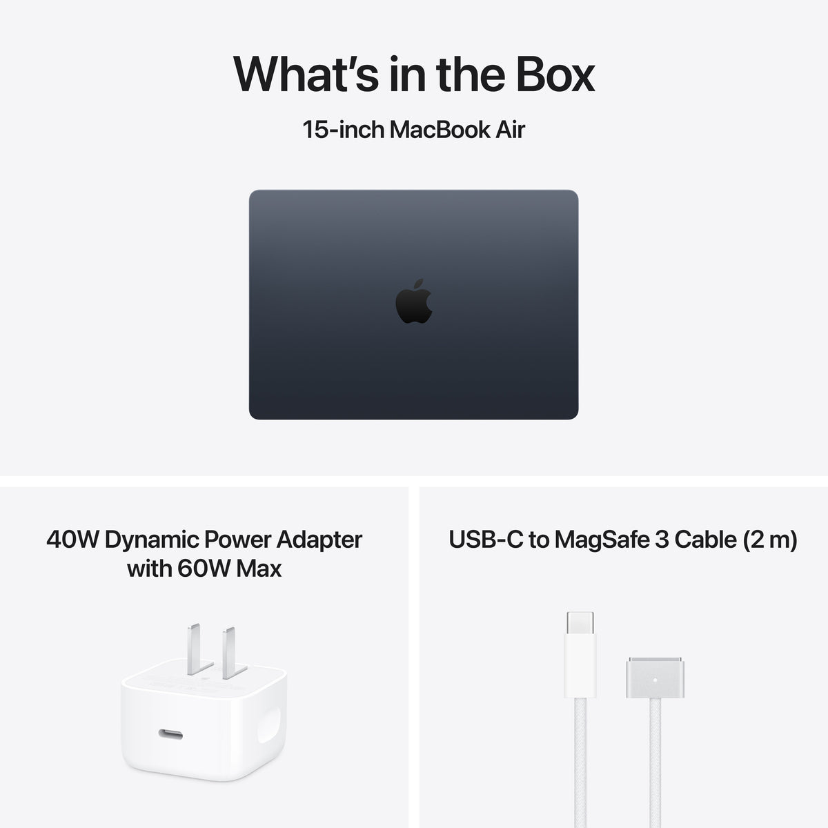 15-inch MacBook Air - M5 10-core CPU 10-core GPU - 16GB Memory - 2TB Storage - Midnight