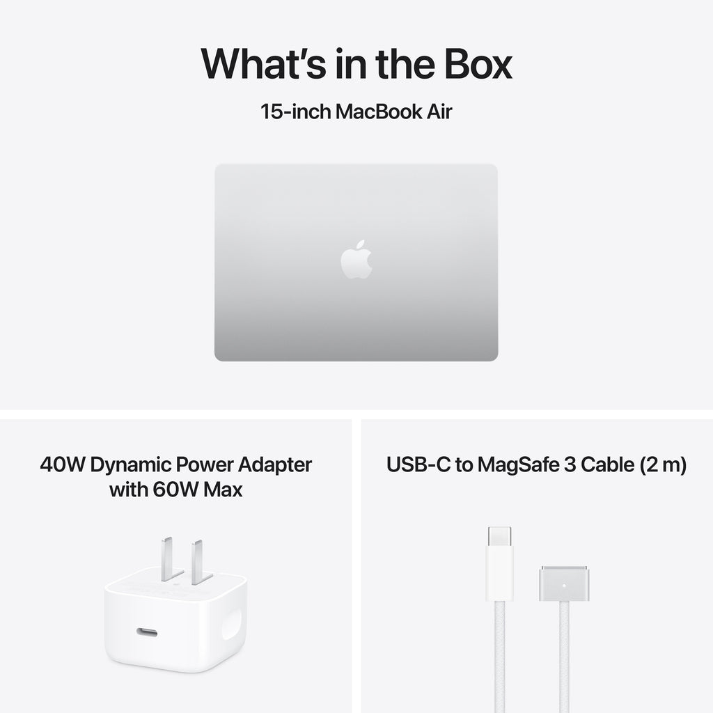 15-inch MacBook Air - M5 10-core CPU 10-core GPU - 32GB Memory - 2TB Storage - Silver