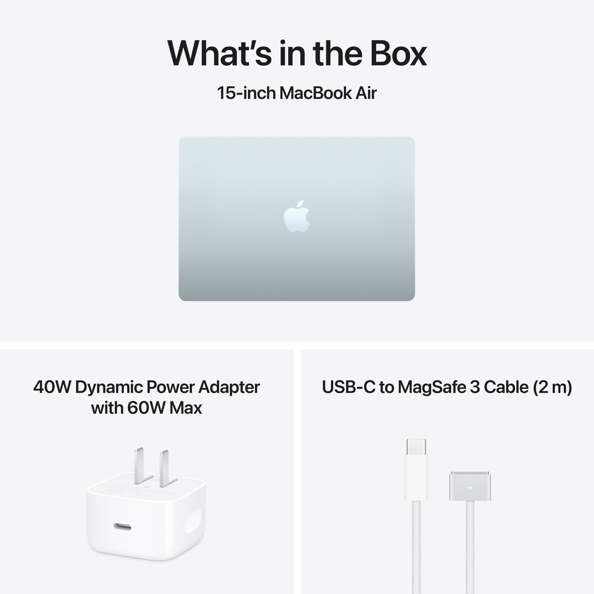 15-inch MacBook Air - M5 10-core CPU 10-core GPU - 24GB Memory - 4TB Storage - Sky Blue
