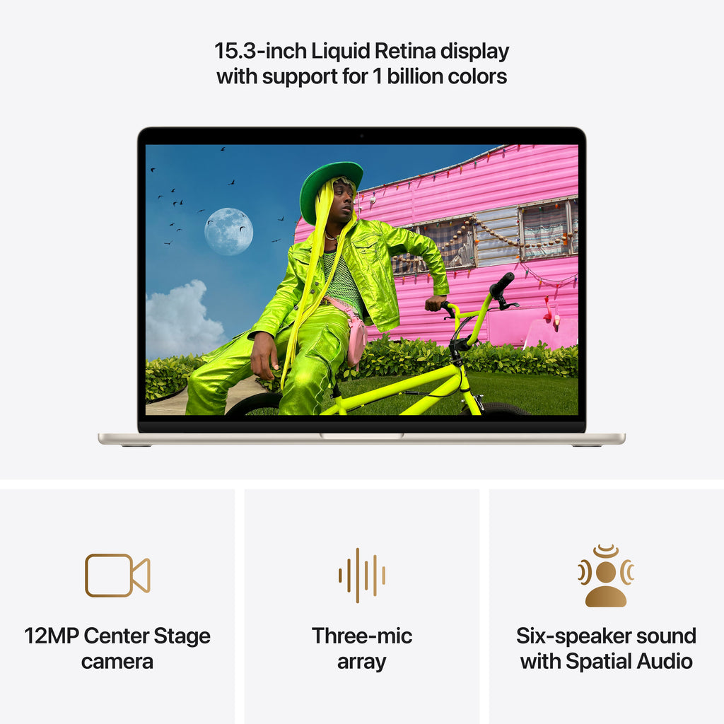 15-inch MacBook Air - M5 10-core CPU 10-core GPU - 32GB Memory - 2TB Starlight