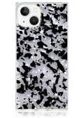 SQUARE® Black & White Tortoise Shell iPhone Case