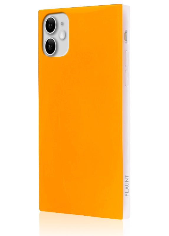 SQUARE® Neon Orange iPhone Case