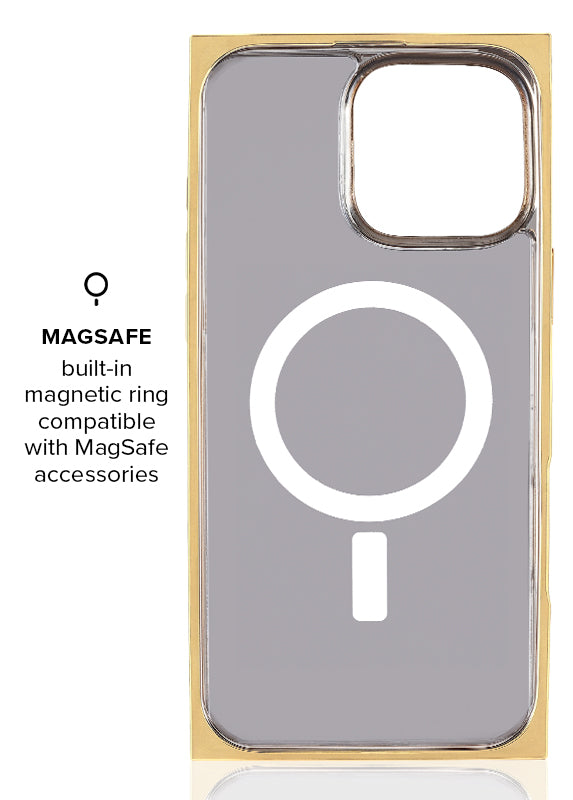 Elite Collection - SQUARE® Gilded Turquoise iPhone Case
