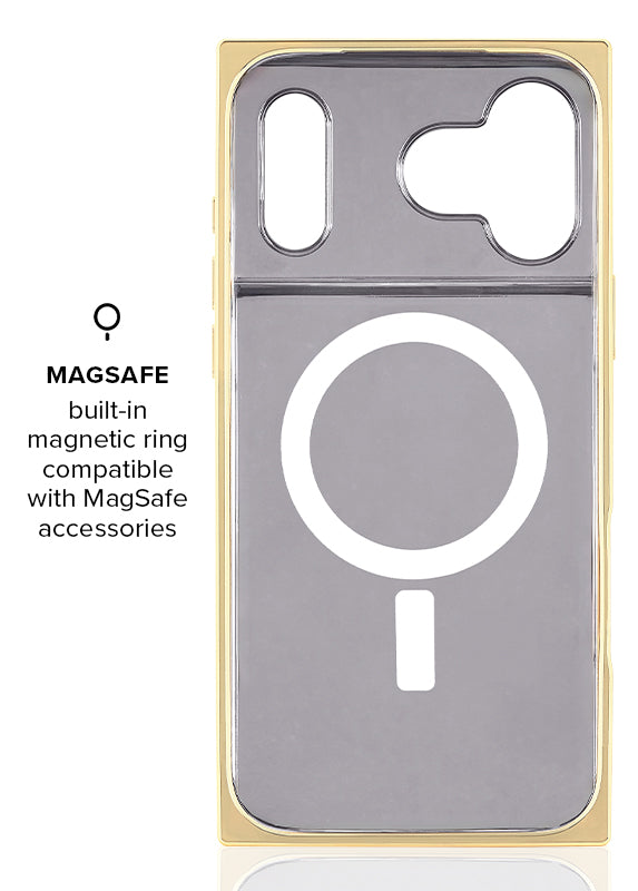 Elite Collection - SQUARE® Gilded Turquoise iPhone Case